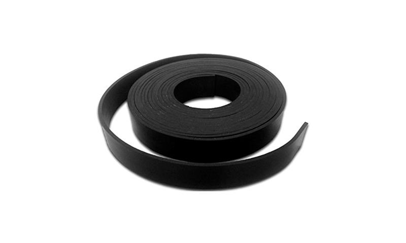 Cut solid rubber without adhesive